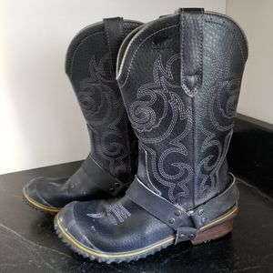 Sorel - Slimwestern Boots in Black Pilsner RARE